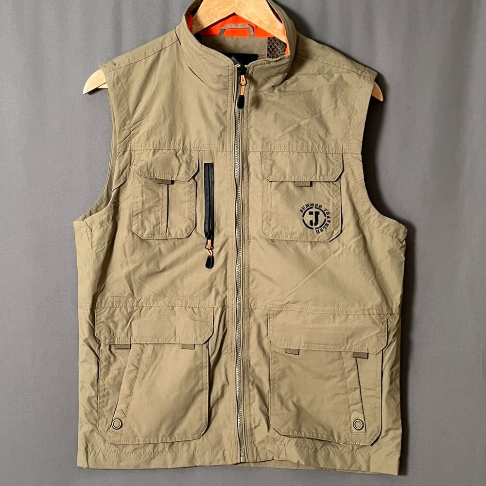 Jeep Gihuo Men's Lightweight Multipocket Golf Travel Vest Sz M